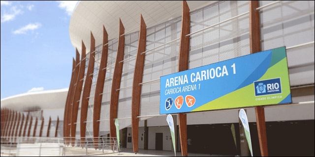 El nuevo complejo Arena Carioca, construido para las Olimpiadas de Río al costo de 500.000 millones de dólares